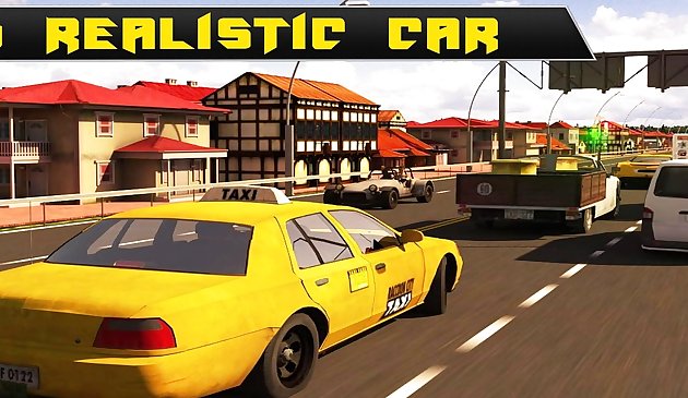 مجنون سيارة أجرة محاكاة لعبة 3D