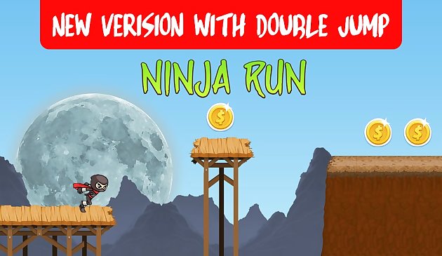 Ninja Run Çift Atlama Sürümü
