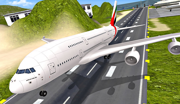 Avião voa avião de voo 3D