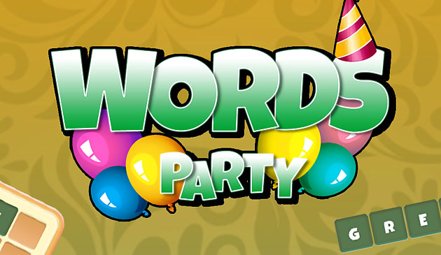 Wörter Party
