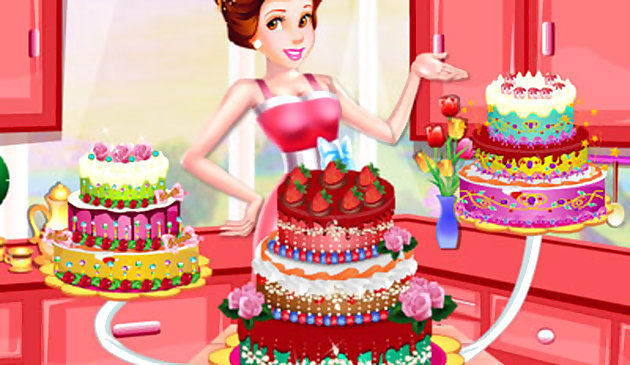 Decoração do bolo doce princesa Dede