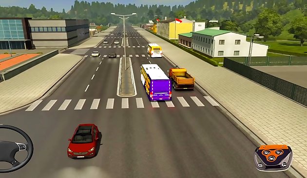 Permainan Simulator Mengemudi Bus Kota Modern