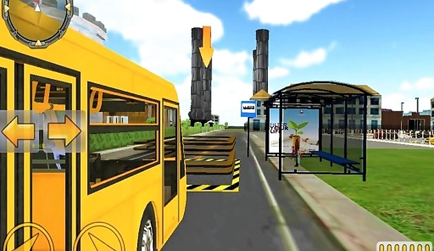 Simulador de condução de ônibus escolar 2019