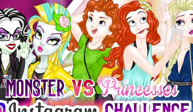 Monster vs Prinzessin Instagram Herausforderung