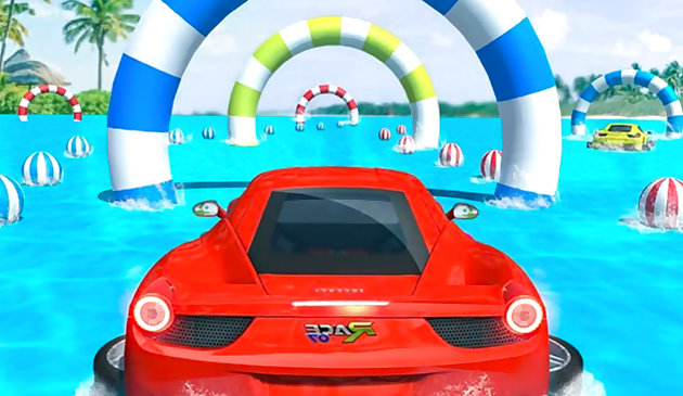 Водные серфинг, автомобильные трюки: автомобильная гоночная игра