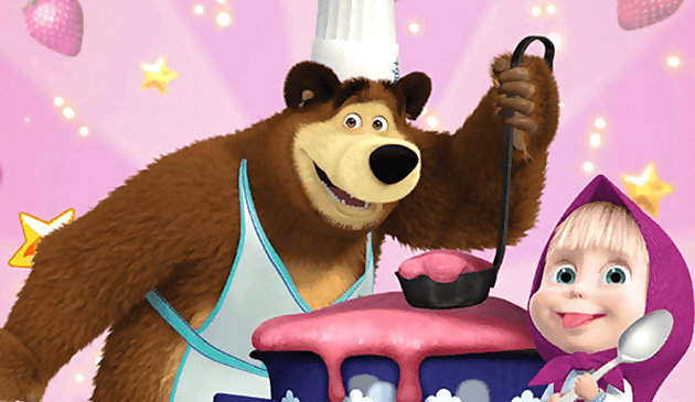 Masha dan Bear Cooking Dash