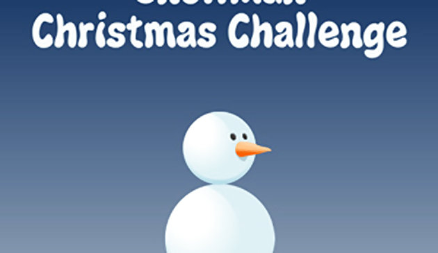 رجل الثلج عيد الميلاد التحدي