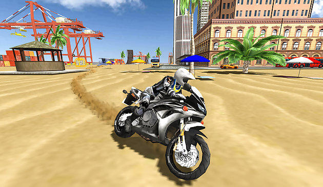 Motorrad Simulator Stunt Racing