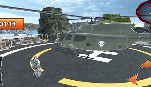 Jogo de transporte de prisioneiros do exército dos EUA 3D