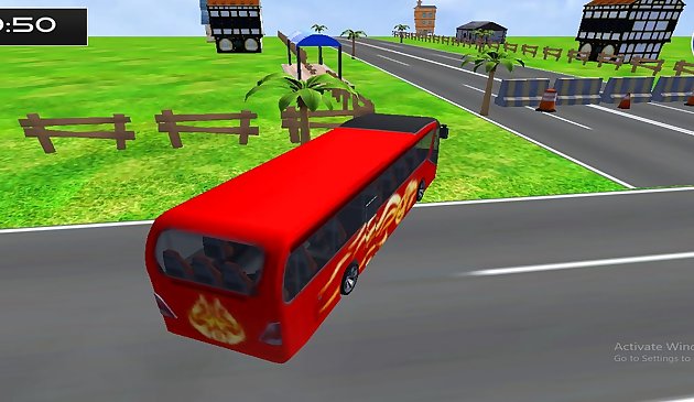 市バス&オフロードバスドライバーゲーム