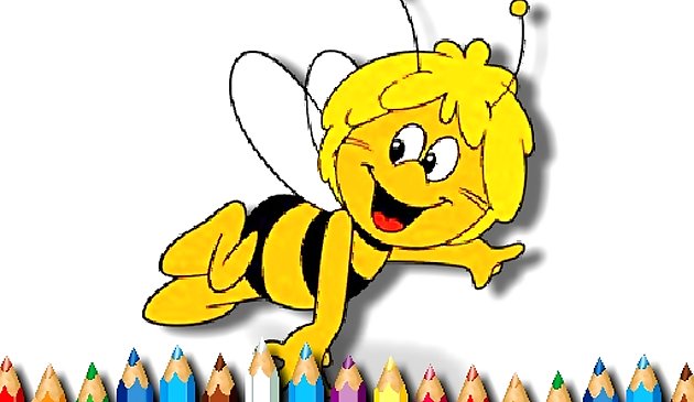 BTS蜜蜂着色书