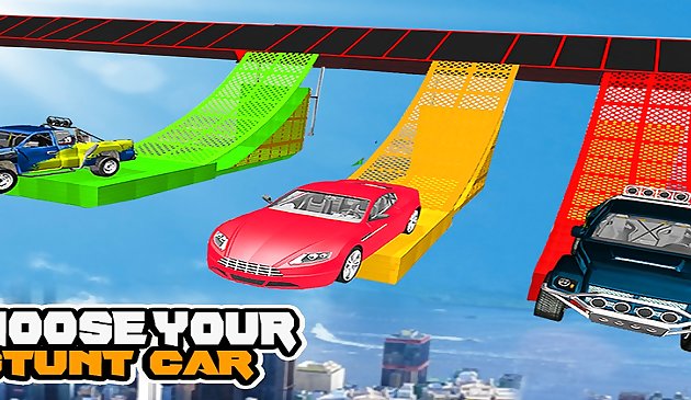 Mega Car Ramp Impossible Stunt Spiel
