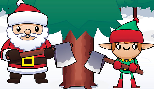 Holzfäller Santa Idle