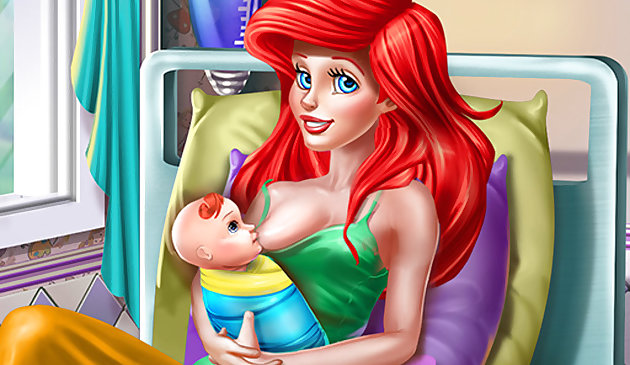 الأميرة حورية البحر الأم الولادة