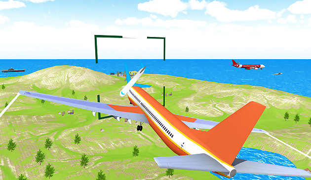 Simulador de voo de avião