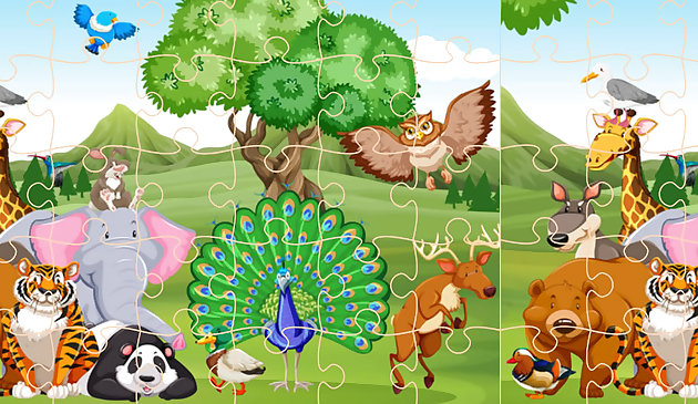 Interrupción equivocado ancla Rompecabezas de animales salvajes - juego gratis online