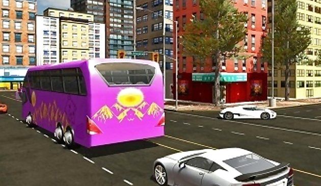 Simulador de conducción offroad de autobús urbano