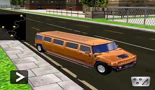 Conduite de voiture de limousine Big City 3D