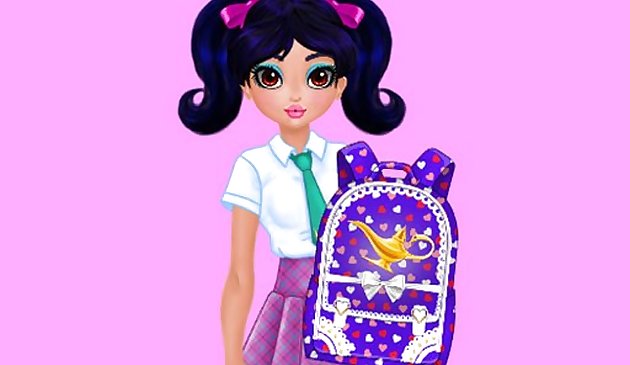 Жасмин и Эльза: конкурс дизайна школьного рюкзака