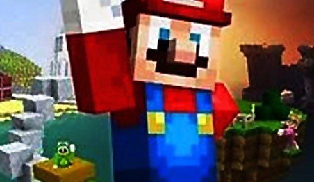 Teka-teki Jigsaw Mario Minecraft