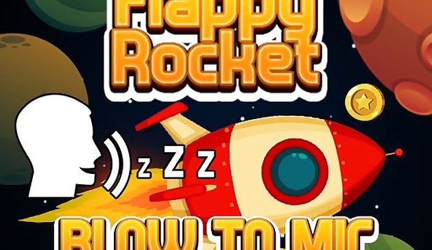 Flappy Rocket chơi với blowing to mic
