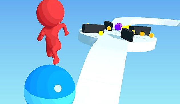 स्टैक सवारी सर्फर 3 डी - नि: शुल्क गेंद जम्पर खेल भागो