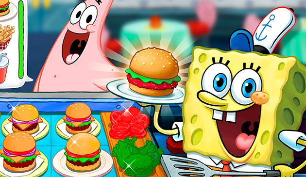 SpongeBob Cook : Gestione del ristorante e gioco del cibo