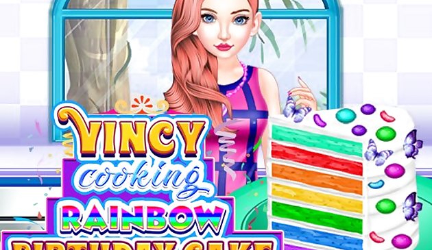 VINCY COOKING RAINBOW TORTA DI COMPLEANNO