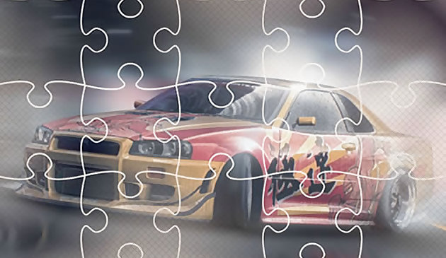 Puzzle de voitures de course japonaises