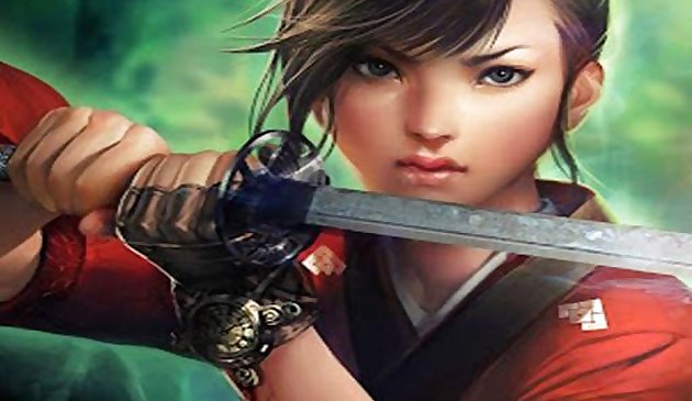 Samurai cô gái runner trò chơi phiêu lưu- sát thủ ninja