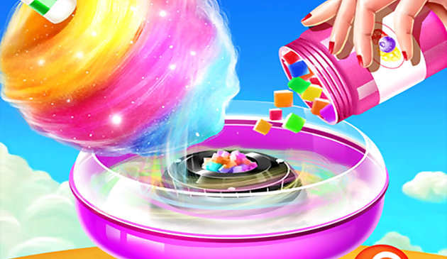 matamis Cotton Candy Tindahan: Candy Pagluluto Maker Game