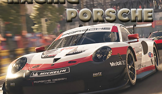Гоночный Porsche пазл