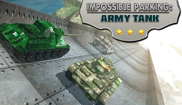 Невозможная парковка: армейский танк
