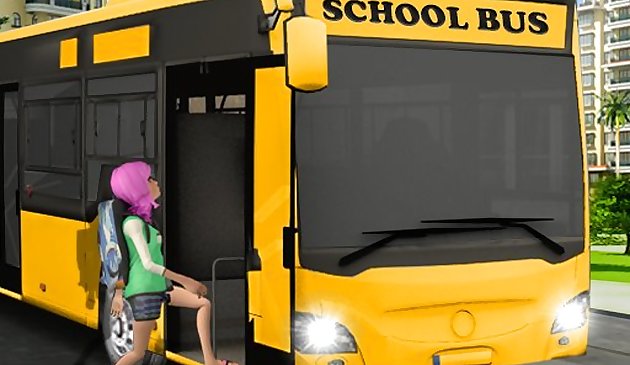 Симулятор водителя городского школьного автобуса