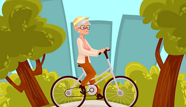 سعيد ركوب الدراجة بانوراما