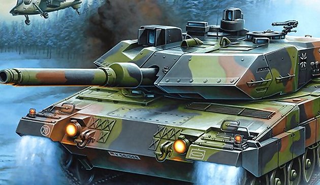 Военные танки коллекция пазлов