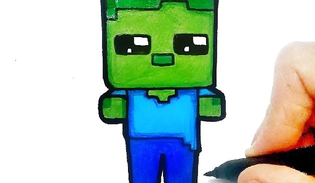 Easy Kids Coloriage Minecraft