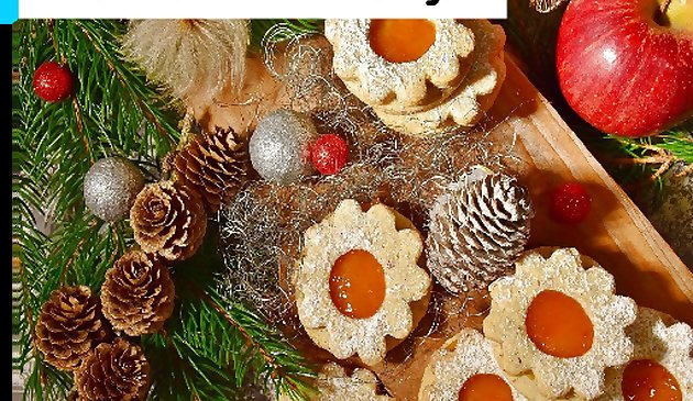 Biscotti al forno di Natale Jigsaw
