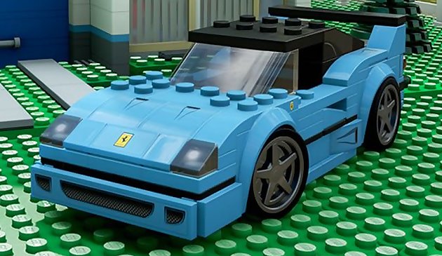 Лего автомобили пазл