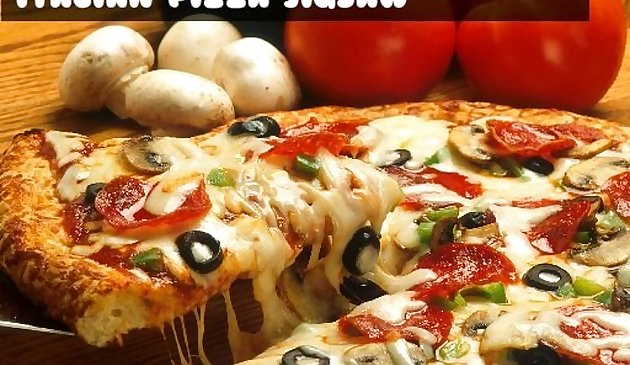 Rompecabezas de pizza italiana