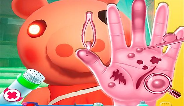 लड़कियों के लिए पिग्गी हाथ डॉक्टर मज़ा खेलों ऑनलाइन