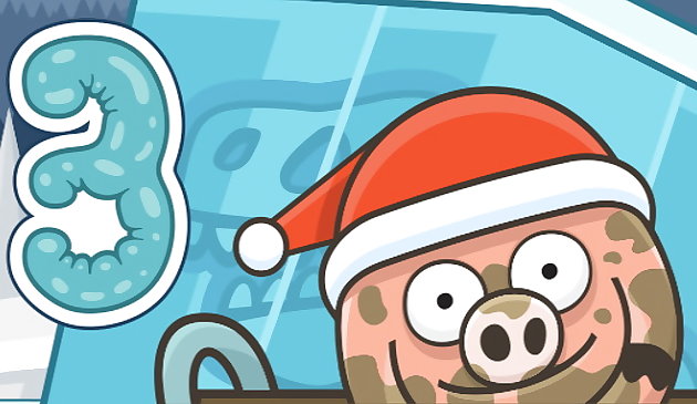 Piggy Dans la flaque d’eau Noël