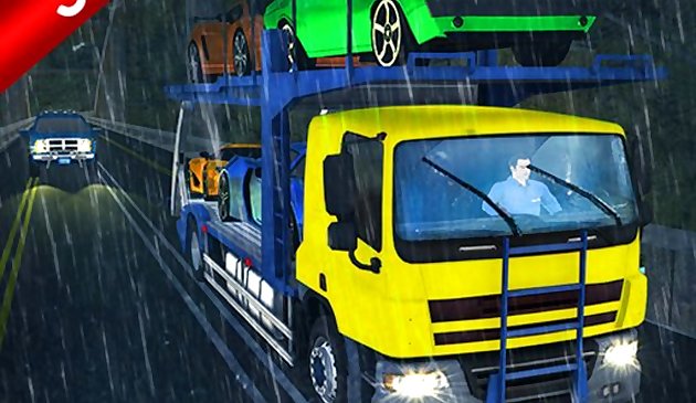 Simulador de camiones transportadores de automóviles