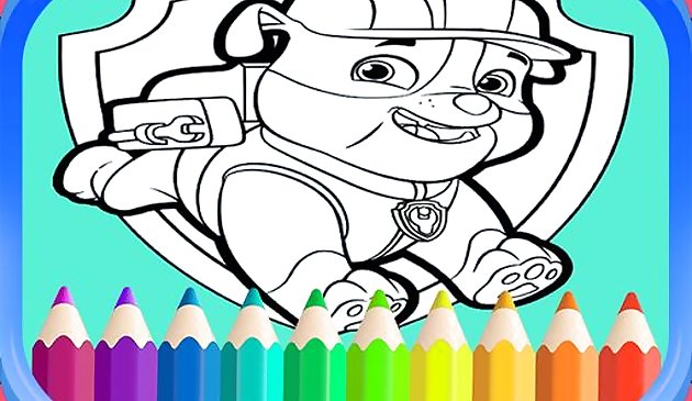 PAW Patrol Libro para colorear para patrulla de cachorros para niños -  juego gratis online