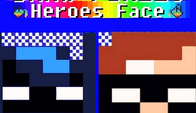 Рисуйте пиксели: лица героев