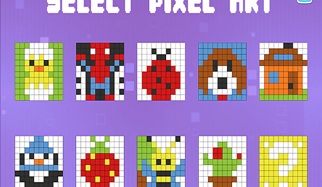 Пиксельная раскраска детям