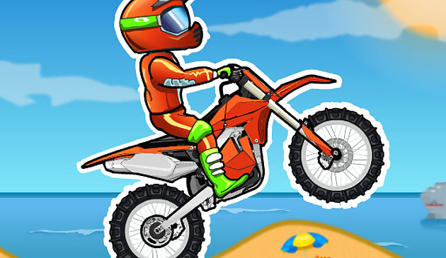 摩托X3M自行车比赛游戏 - 竞速