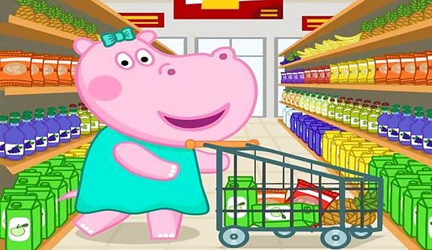 Supermarché: Jeux de magasinage pour les enfants