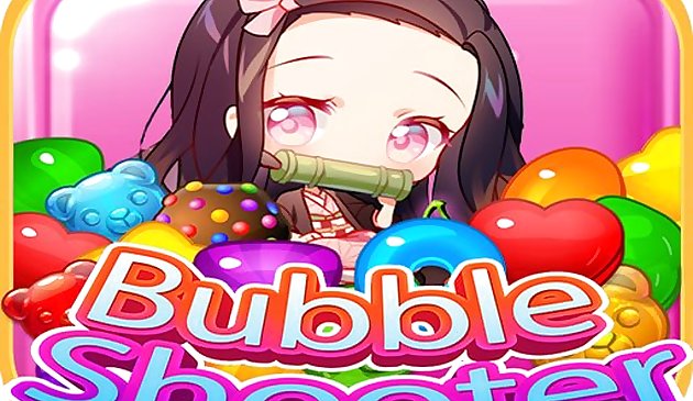Незуко Танжиро конфетный пузырьковый шутер спасение