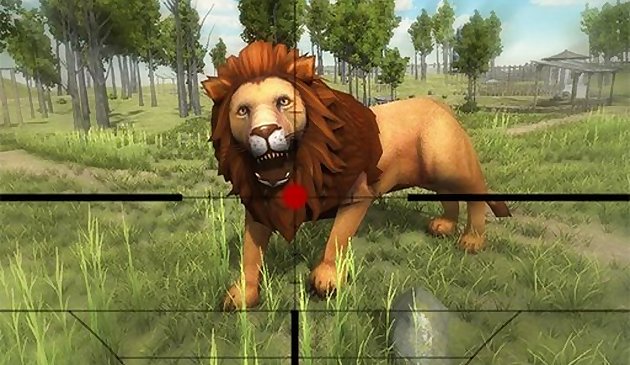 สิงโตล่าสัตว์ 3D